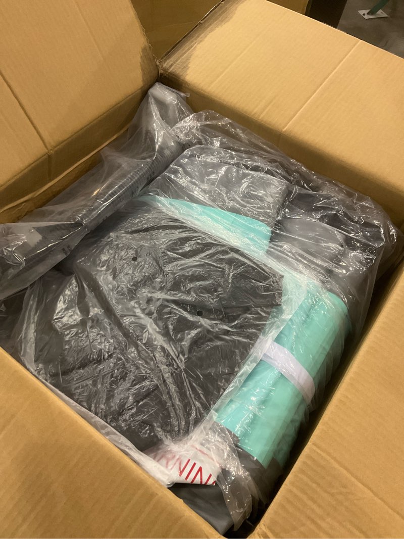 Condition photo showing New/Like New for Round Floating Ring, 8FT Inflatable Water Hammock Lake Floats for Adults, Inflatable Floating Dock Platform for Lake, Beach, Ocean Mint Green 8FT