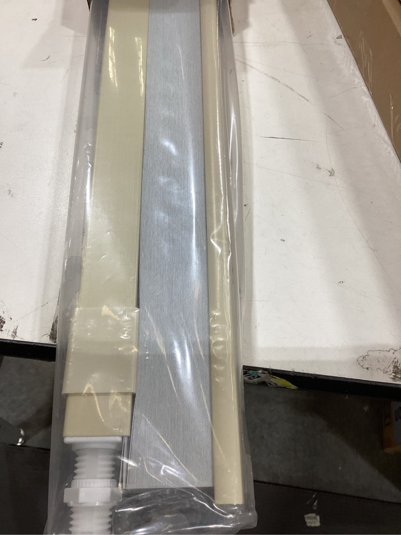 Condition photo showing Good Condition for lazblinds cordless cellular shades, no tools no drill blackout honeycomb shades pleated blinds for windows, 37.5'' w x 48'' h, soft cream blackout-soft cream 37 1/2'' w x 48'' h