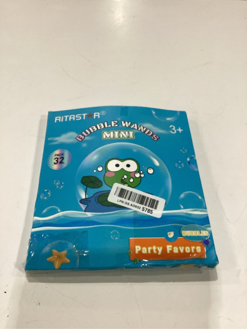 Condition photo showing New/Like New for ritastar mini bubble wands 32pack