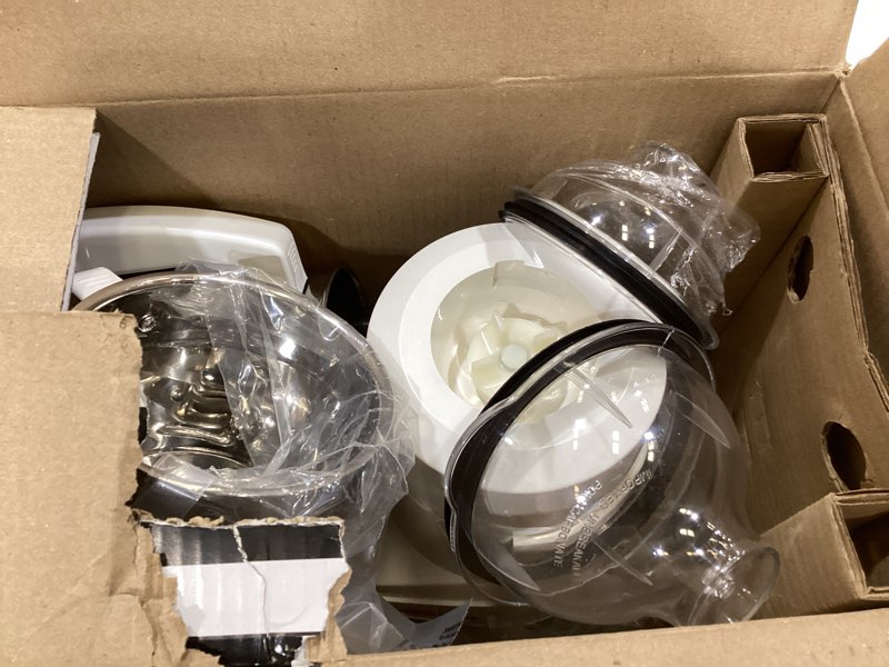 Condition photo showing As Is for preethi eco plus mixer grinder 110-volt for use in usa/canada, white, 3-jar