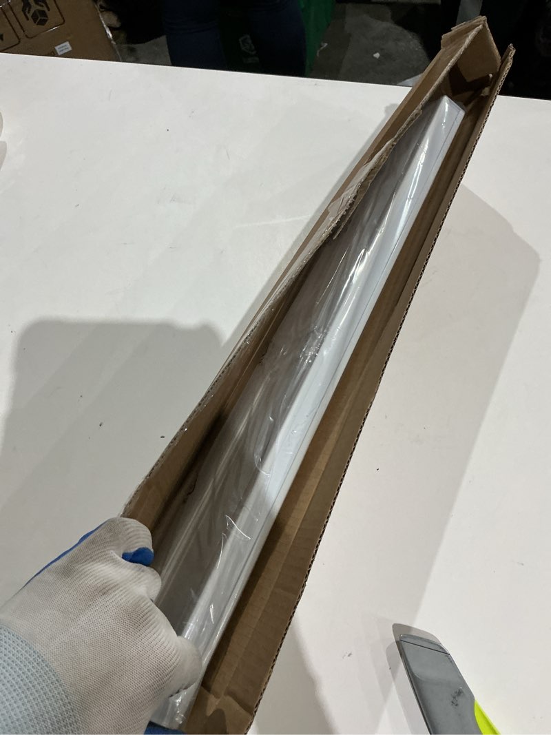 Condition photo showing Good Condition for lazblinds no tools no drill cordless cellular shades, top down bottom up (tdbu) honeycomb shades for home, blackout light blocking thermal insulation blinds for windows, 20" w x 48" h, white blackout - white 20" w x 48" h