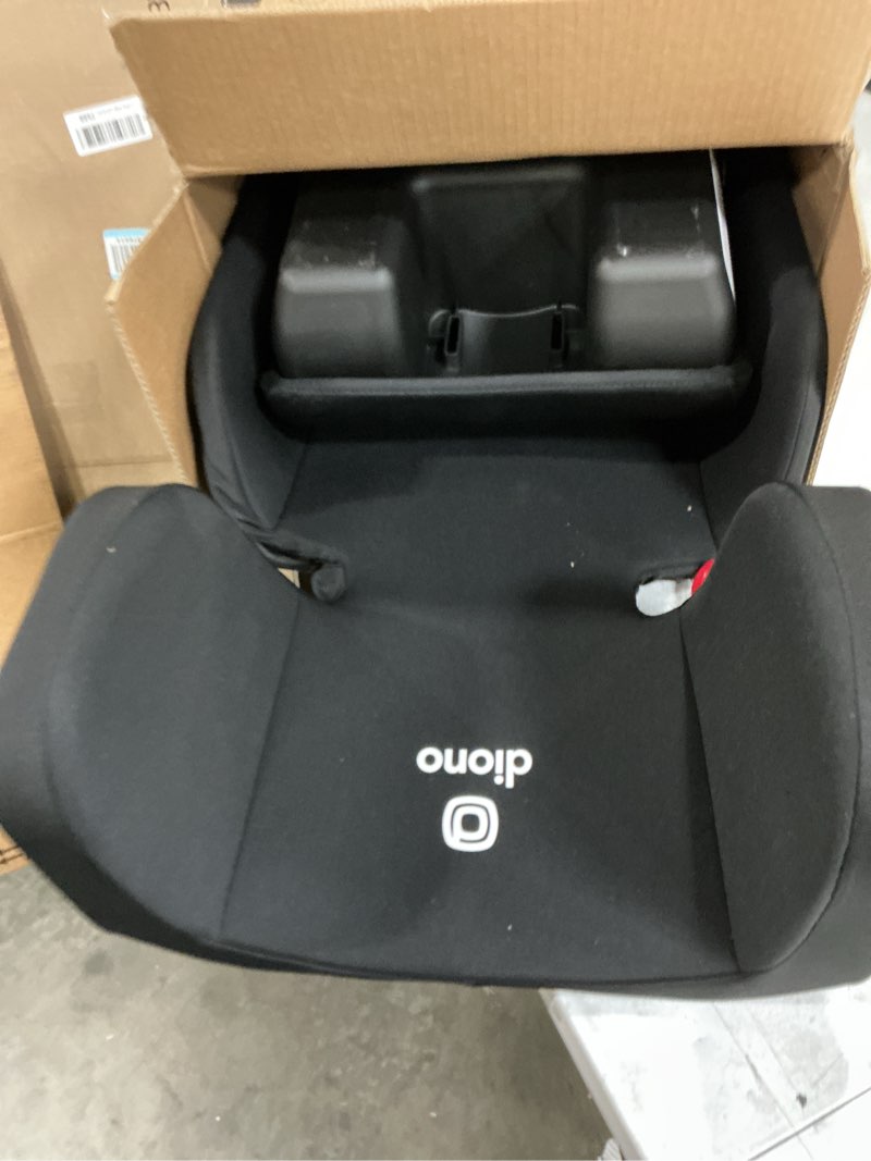 Condition photo showing Good Condition for diono airi lightweight high back booster seat, foldable travel friendly, slim 3-across fit, 40–100 lbs/43–57 in, frontal impact protection, black black storm