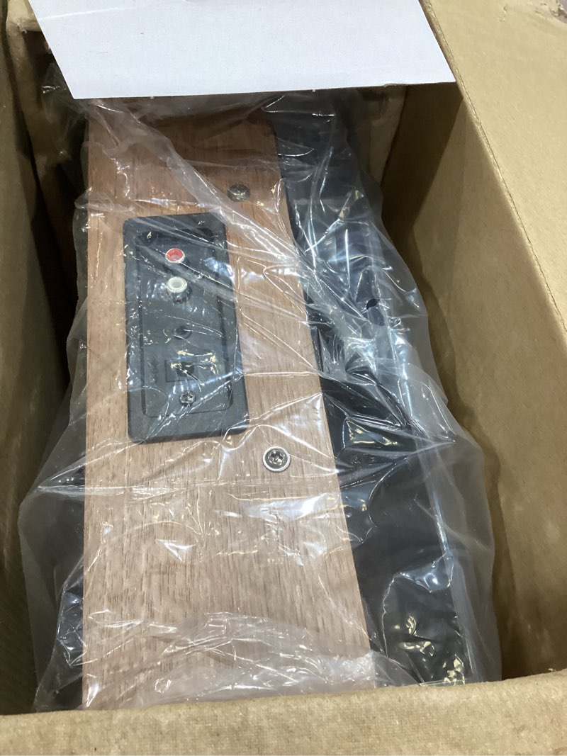 Condition photo showing Good Condition for Victrola Eastwood II Record Player with Speakers – Bluetooth 5.1 and Vinyl Stream Technology, Vintage Style 3-Speed Vinyl Player, Audio Technica AT-3600LA Cartridge (Oak) Oak Eastwood II