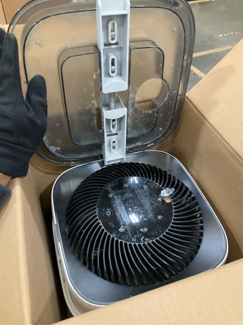Condition photo showing As Is for LEVOIT Superior 6000S Smart Evaporative Humidifiers for Home Whole House up to 3000ft², 6 Gal, Last 72-Hour, Premium Filter, Dry Mode, Wheels & Water Fill Hose & Foldable Storage - Quiet Sleep Mode Evaporative Humidifier 23L