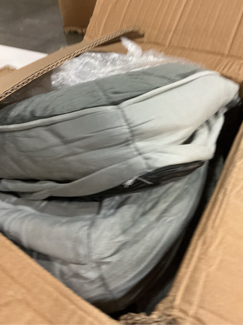 Condition photo showing Good Condition for Bedsure XL Orthopedic Dog Bed for Extra Large Dogs - Washable XLarge Dog Cat Bed Waterproof, Comfort Dogs Couch Sofa with Washable Removable Cover, Pet Bed with Nonskid Bottom, Grey, 42" 42"L x 32"W x 6.5"Th Grey