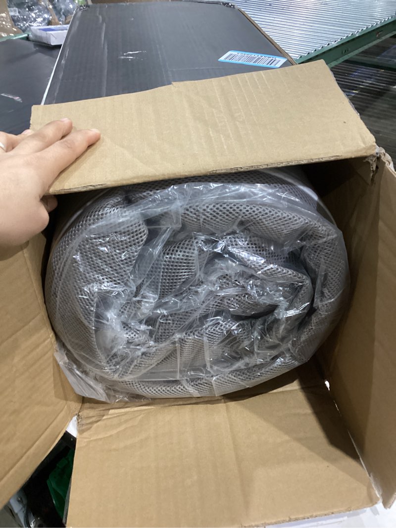 Condition photo showing Good Condition for Greaton, 4-Inch Tri-Folding Gel Memory Foam Portable Floor Mattress | Breathable Mesh, Ultra Soft, Cot Pad, Removable and Washable Cover, Comfortable Support, Therapeutic Qualities, Full, White White Full 4-Inch