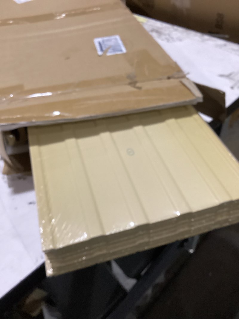 Condition photo showing As Is for art3d premade board and batten paintable wainscoting kit, mdf accent wall panel for kitchen bedroom living room home decor covers 189 x 54 in. molding trim slat with edge strip
