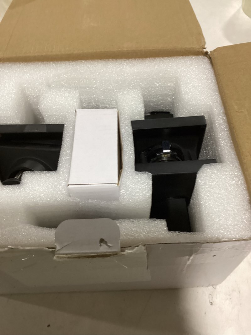 Haidms Black Exterior Door Lock Set With Deadbolt, Matte Black Front Door Handle, Keyed Alike Entry 