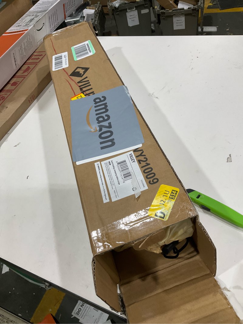 Condition photo showing As Is for VILLEY Portable Camping Side Table, Ultralight Aluminum Folding Beach Table with Carry Bag for Outdoor Cooking, Picnic, Camp, Boat, Travel Large 24'' Regular Gold