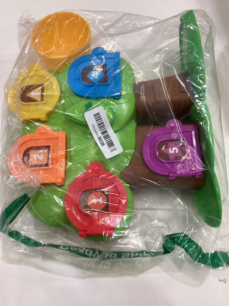 Condition photo showing New/Like New for learning resources hide & seek learning treehouse, number toddler games, color recognition, gifts for boys and girls, ages 2 +