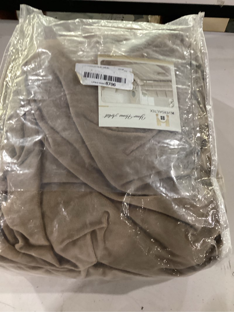 Condition photo showing Good Condition for h.versailtex real velvet plush 3 piece stretch sofa covers couch covers for 2 cushion couch loveseat covers width up to 72 inch feature thick soft stay in place (medium sofa, camel) 2 cushion loveseat camel