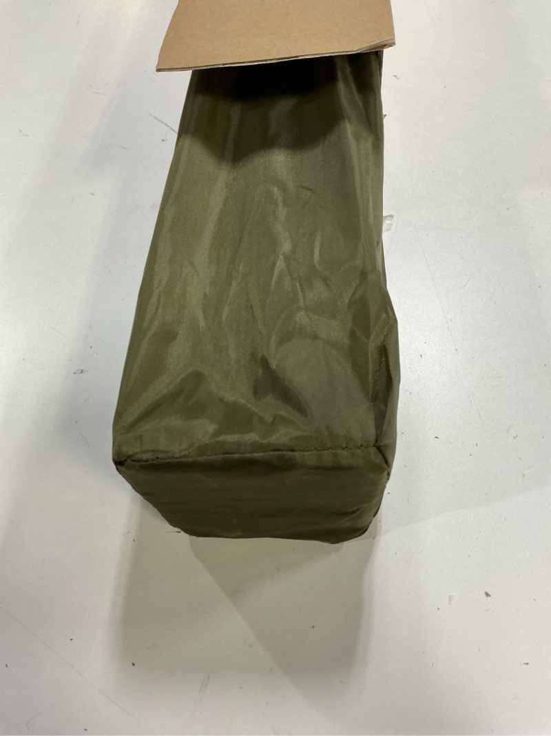 Condition photo showing Good Condition for folding camping chair with cup holder & side storage bag 300lbs capacity lightweight high back portable for beach, picnic, sport, green 20.5"d x 20.5"w x 33.8"h green 1