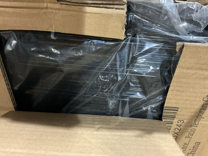 Condition photo showing New/Like New for 15 panels no dig decorative outdoor garden fence for yard, 32 in(h) x 35.4 ft(l) animal barrier fencing rustproof metal wire panel border for dog, rabbits, and patio temporary ground stakes 15 panels-32 in(h) x 35.4 ft(l)