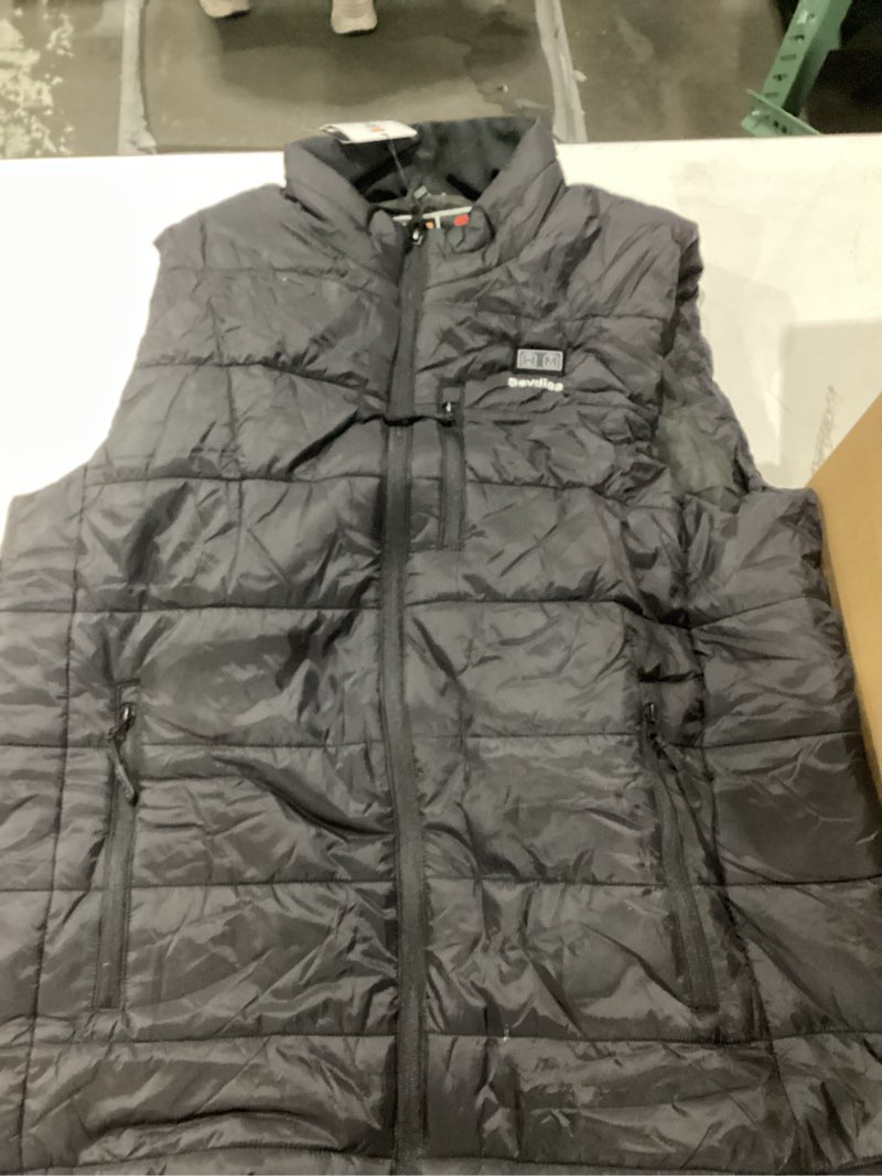 Condition photo showing Good Condition for heated vest for men with 16000mah 7.4v battery pack included?warming electric heating vest rechargeable for cycling large black