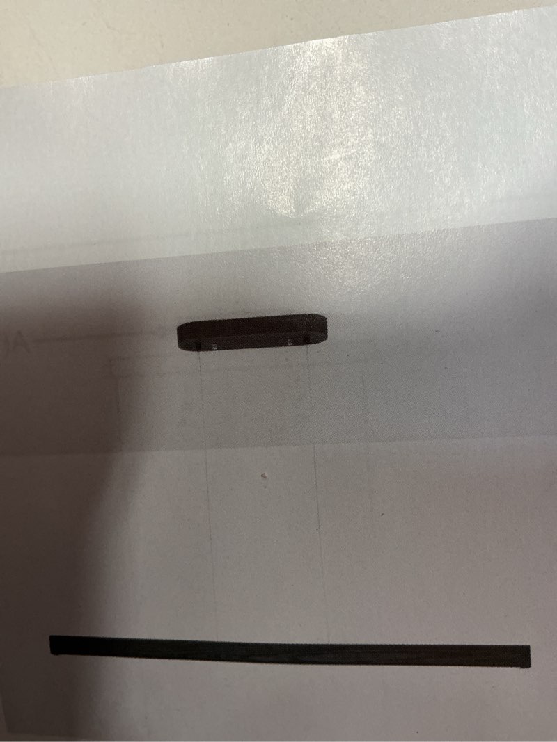 Qcyuui Modern LED Ceiling Light,Dimmable Semi Flush Mount Ceiling Light,39.4 in Long Ceiling Light Fixture,Kitchen Lighting Fixtures Ceiling for Office Bedroom