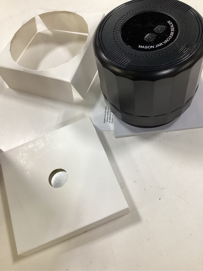 Condition photo showing Good Condition for M11 Electric Mason Jar Vacuum Sealer Kit - with Wide and Regular Mouth Mason Lids, Jar Vacuum Sealer for Canning Jars, Vacuum Sealing Machine for Food Storage Black