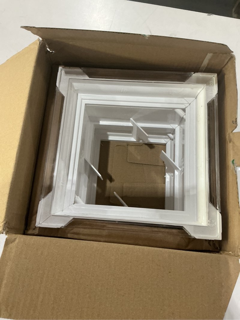 Condition photo showing As Is for classy caps 4x4 white pvc classy solar post cap set of 2