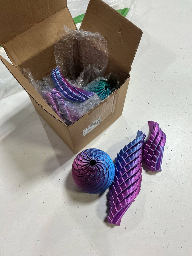 Condition photo showing Good Condition for 4pcs twisty fidget egg 3d printed dragon egg (color may vary)