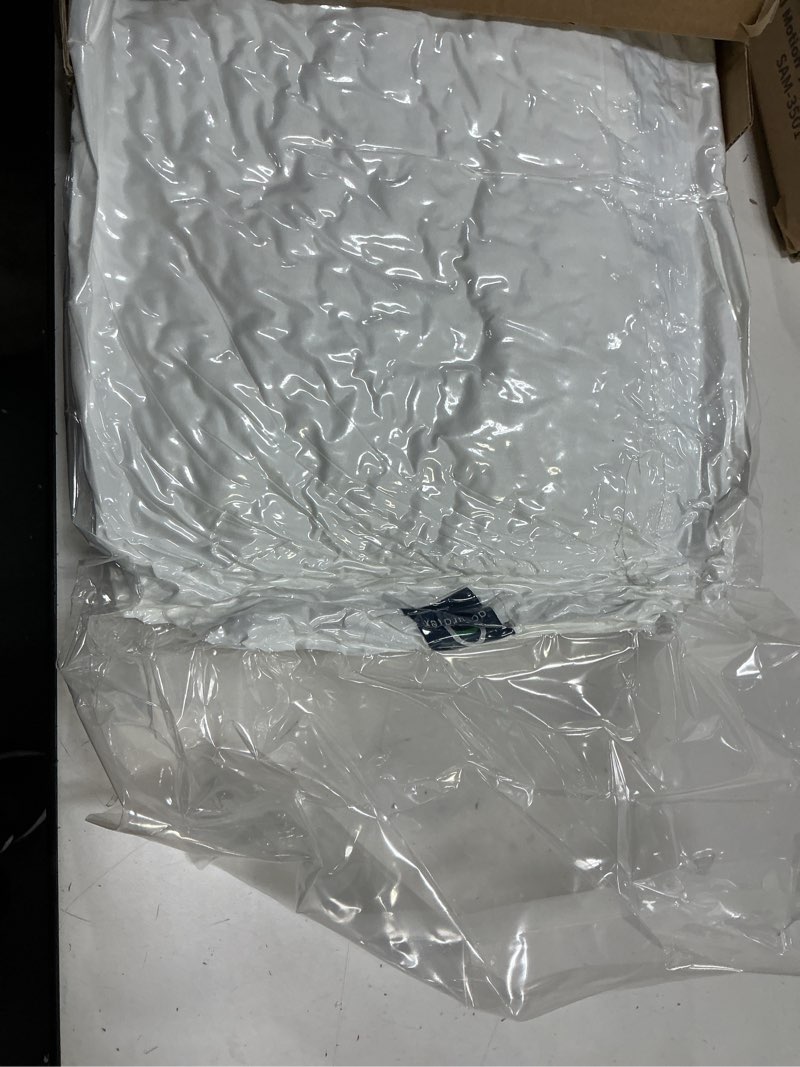 Condition photo showing New/Like New for ACCURATEX Hybrid Pillow for Sleeping, Adjustable Shredded Memory Foam Pillow Core with Fluffy Down Alternative Fill Removable Cotton Cover,for Side,Back,Stomach Sleepers,King Size White King(Pack of 1)