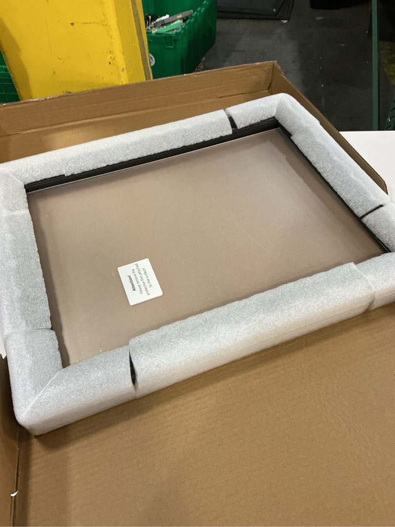 Condition photo showing New/Like New for 12x16 wooden picture frames: unique black & gold wall frames for artwork, paintings, home decor - classic display for 12x16 in photos 12"x16" balck&gold