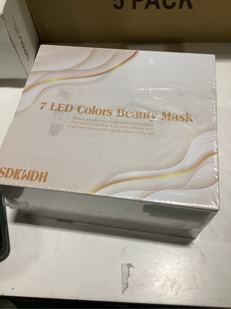 Condition photo showing New/Like New for SDKWDH Red Light Therapy for Face, Led Face Mask Light Therapy, Anti-Aging Infrared Therapy for Wrin