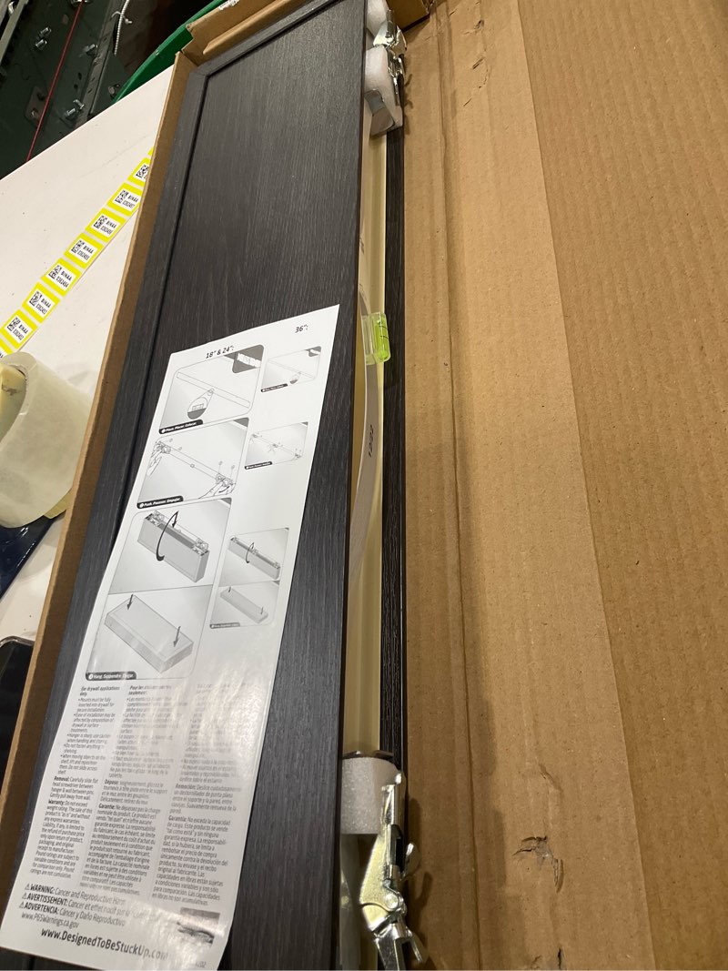 24” Floating wall shelf