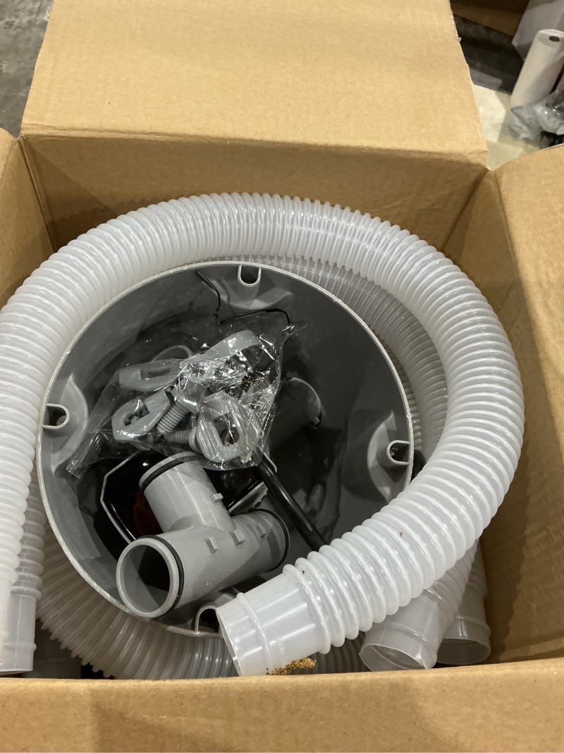 Condition photo showing As Is for flowclear 1000 gal. above ground pool filter pump