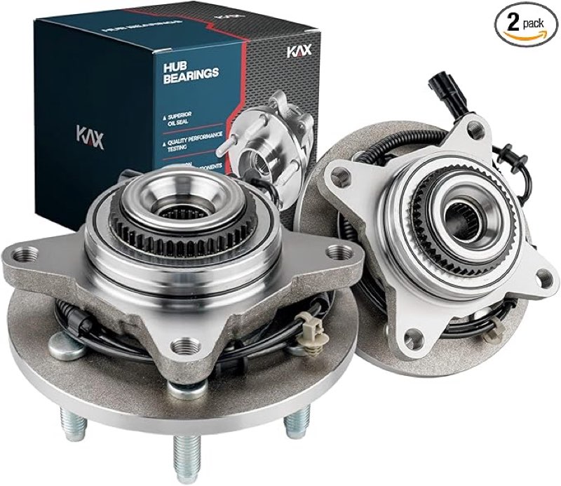 KAX 515046 Front Wheel Bearing and Hub Assembly for 4x4 4WD 2004 2005 F150, Wheel Bearing for 2004 F150 Heritage,2 pcs