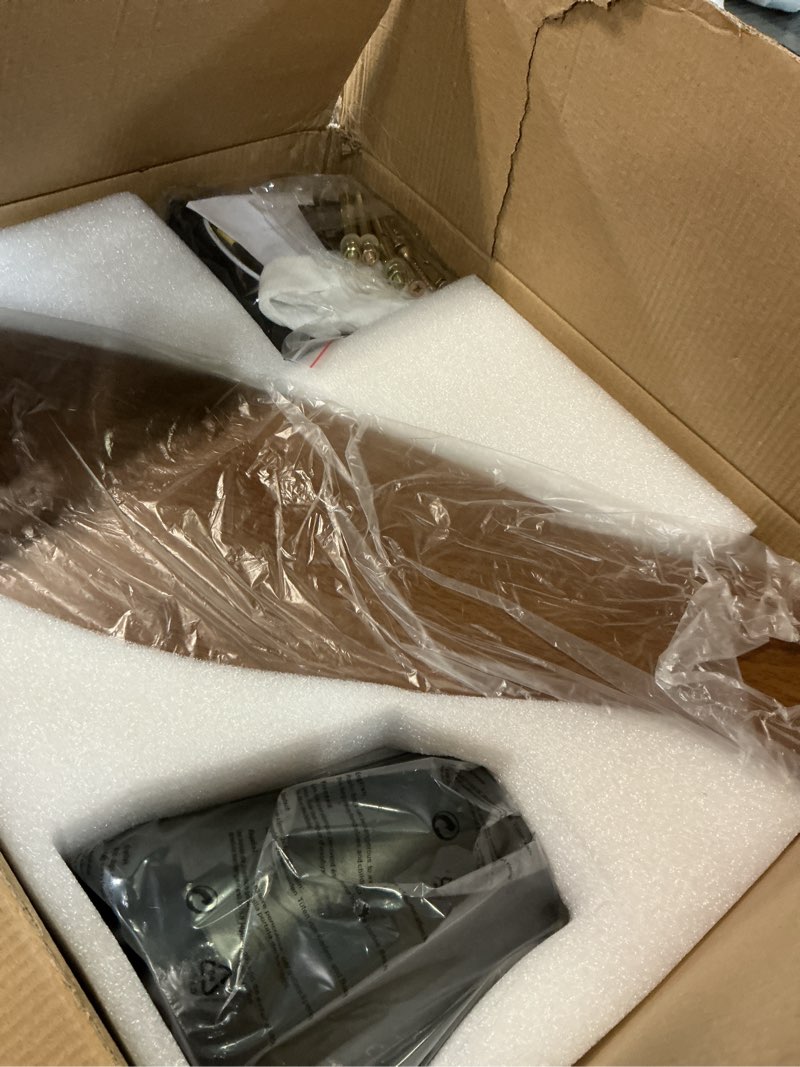 Condition photo showing Good Condition for Ceiling Fans with Lights, 51 inch Modern Low Profile Ceiling Fan with Light and Remote App Control, Flush Mount, Quiet DC Reversible, Dim Led Ceiling Fan 6 Blade Softer Wind Indoor/Outdoor Patio Brown 51 inch Wood Brown, Led Light