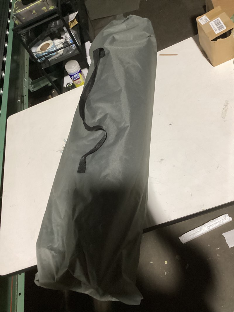Condition photo showing Good Condition for Similar to. 10x10 Pop Up Canopy with Sidewalls, Instant Heavy Duty Canopy Tent for Parties, Events, Camping, One Person Setup - Black Black 10 x 10