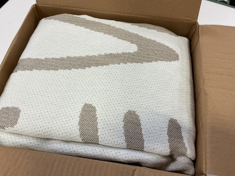 Condition photo showing New/Like New for Hokway Chenille Couch Covers Washable for Dogs, Non-Slip Pet Sofa Cover Furniture Protector, Reversible Sofa Slipcovers with Tassels(Boho Khaki,71x118inch)