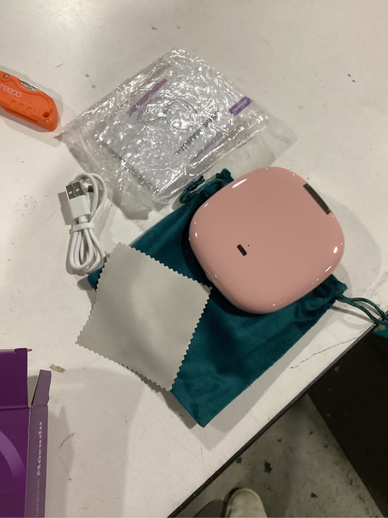 Condition photo showing Good Condition for Mocado Compact LED Travel Makeup Mirror - 4 Inches 1X/10X Magnification Travel Mirror with Light Dimmable Double Sides Lighted USB Rechargeable Compact Mirror for Purse,Pocket,Travel(Pink)