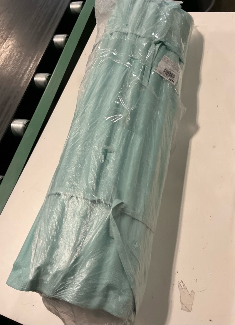 Condition photo showing Good Condition for camco ribbed, padded pool and beach mat with travel and storage straps – comfortable and lightweight design, water and uv resistant - 24" x 72", teal blue (51906)