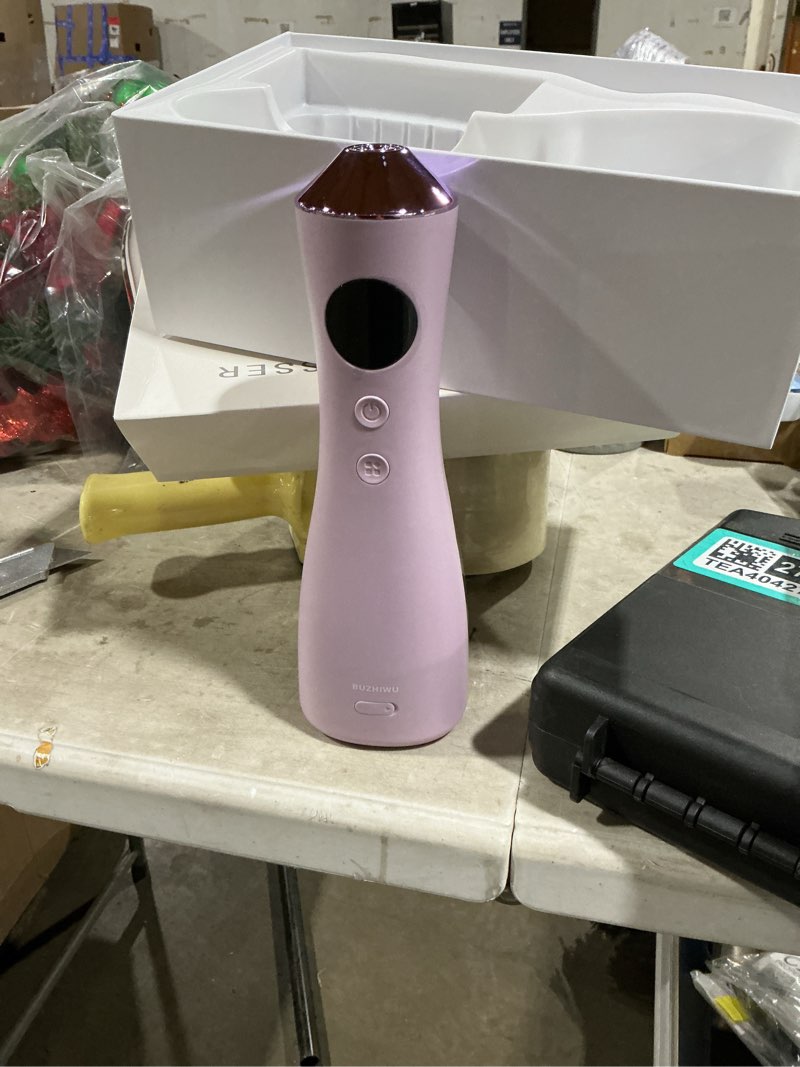 Condition photo showing As Is for Water Dental Flosser for Teeth, Portable Cordless Water Flosser with 300ML Rechargeable with Type-C, IPX7 Waterproof Water Flossers for Adults with 3 Intensity Modes and 3 Flossing Tips Golden Pink