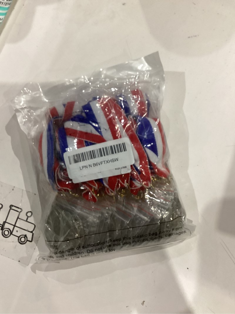 Condition photo showing Good Condition for remuuly 20/40 pcs chili cook off trophies cooking medals for awards prizes chef hat medals baking trophy award with neck ribbons competition trophy for chefs, culinary, cook offs, bbq gold 20