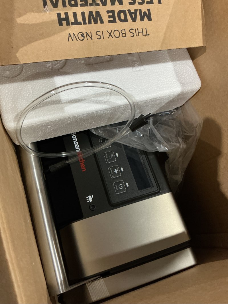 Condition photo showing As Is for foodsaver vacuum sealer machine, automatic bag detection, sous vide friendly, with sealer bags, roll, handheld vacuum sealer, black vacuum sealer + accessories