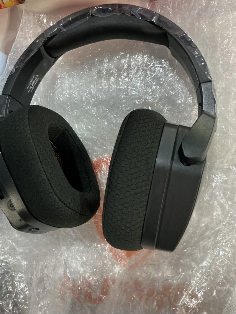 Condition photo showing New/Like New for nubwo wireless gaming headset with mic for ps5 ps4 pc, zero interference, 100-hour battery all-day play, 23ms sync? for fortnite & call of duty/fps gamers, triple mode all devices compatible - orange