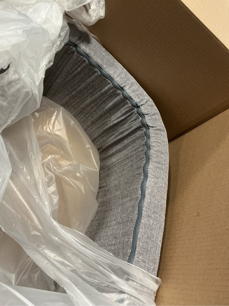 Condition photo showing Good Condition for Bed Gap/Space Filler, Mattress Extender for Twin/Full/Queen/King Bed, High-Density Sponge Close Gap(0-12"), Stop Losing Your Pillows(Dark Gray-LxWxD-39 * 2 * 10in) Dark Gray Twin/Twin XL-39x2x10in
