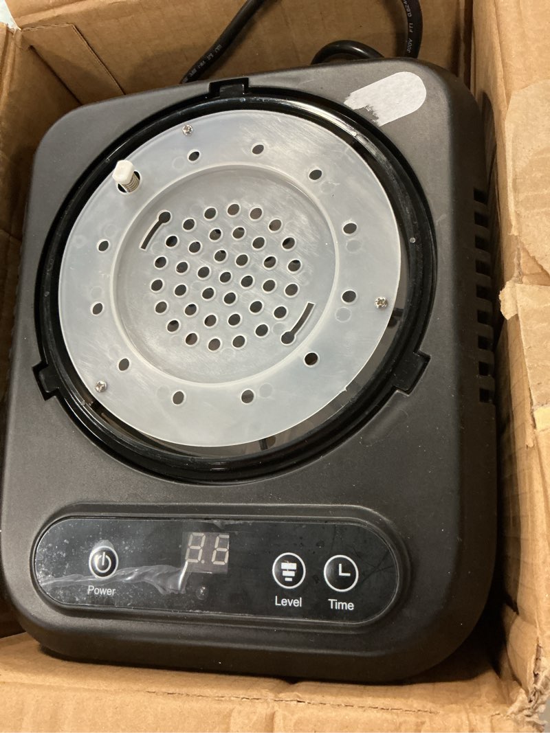 Condition photo showing As Is for 3 L Large Capacity Portable Sauna Steamer, Sauna Steamer Machine,1200W Steam Generator, Home Sauna Steamer Pot with Remote Control, 9 Temperature Levels, Home Spa Sauna Accessories