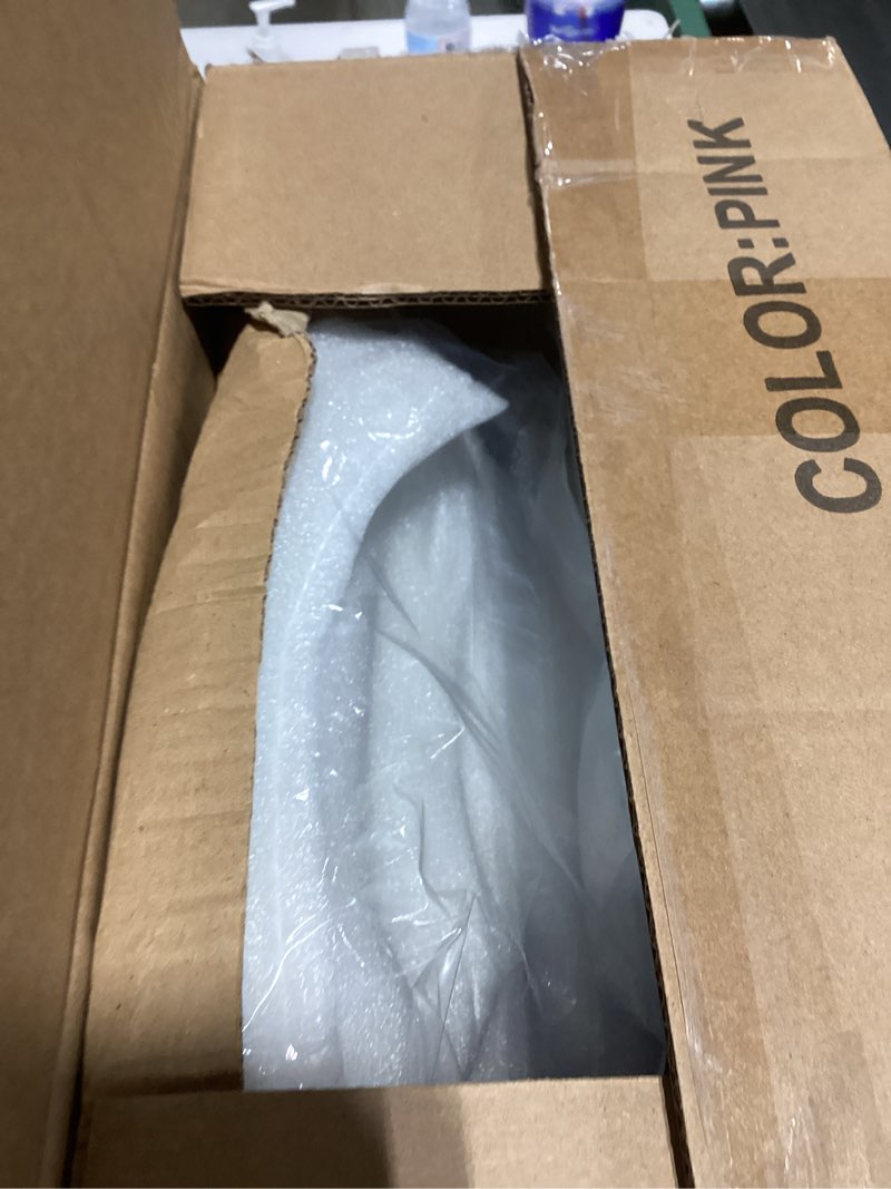 Condition photo showing New/Like New for Primy Kids Desk Chair, Pink Study Chair for Boys Girls with Height Adjustable, Swivel Mesh Task Student Chairs for 4-12, Growing Teen Office Chair for Home/School/Office (Pink) PR777 Pink