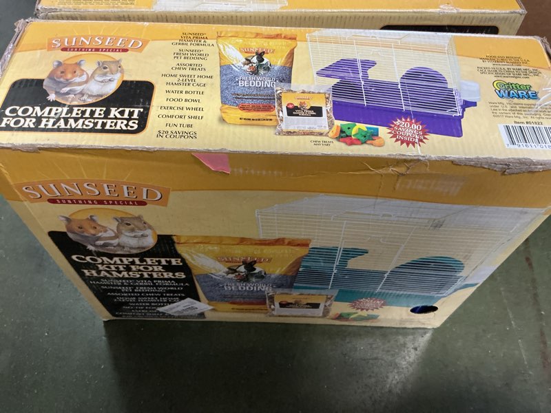 Condition photo showing New/Like New for Ware Sunseed Hamster Care Kit
