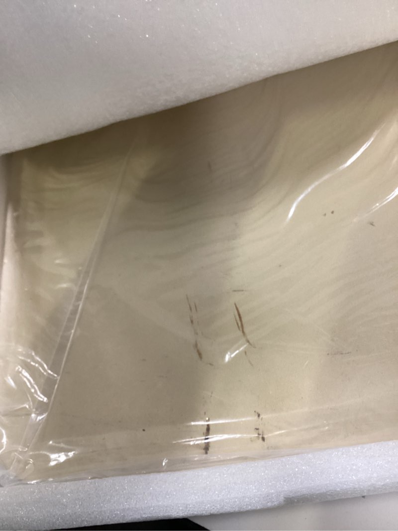 Condition photo showing New/Like New for large pizza stone for oven – 15 x 12 inch rectangular pizza stone for grill, even heating for perfect crispy crusts! crack resistant and easy to clean, pizza making accessories