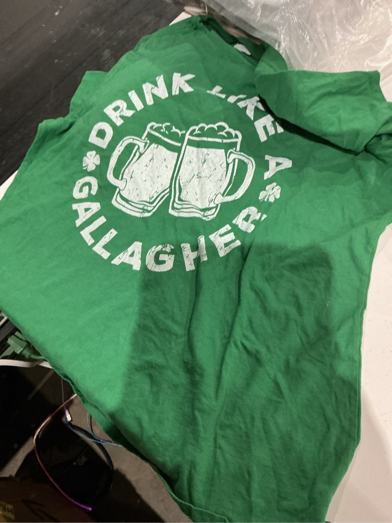 Condition photo showing Good Condition for drink like a gallagher t-shirt - unisex funny mens drinking shirt - vintage craft beer tshirt gift for st patrick's