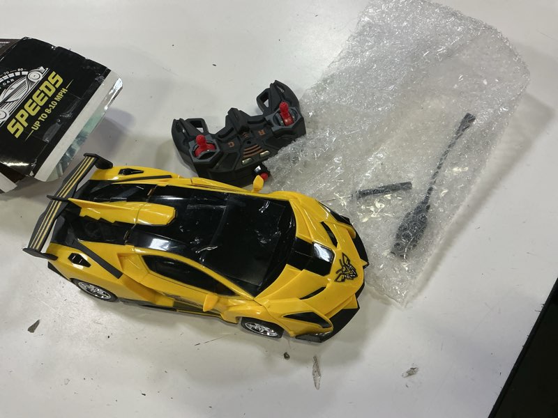 Condition photo showing Good Condition for bluejay transform rc cars for boys 4-7 8-12, 2.4ghz remote control car 1:18 scale transforming robot, one-button deformation 360° rotation car toy gifts for boys 3-5