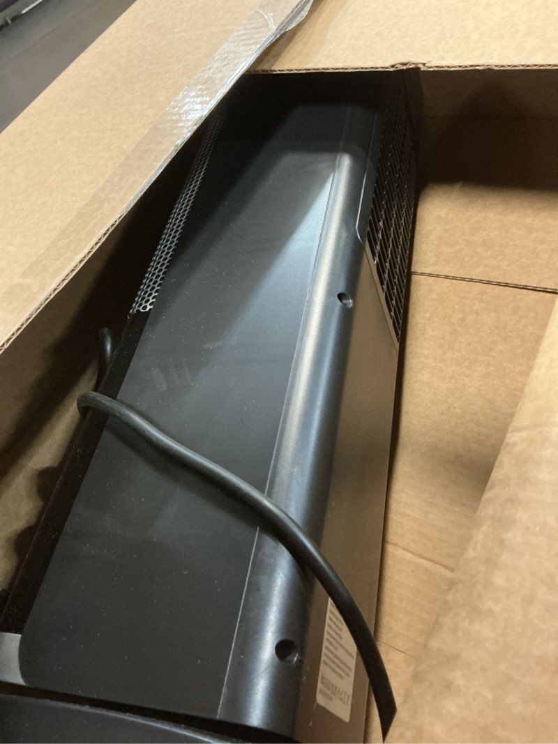 Condition photo showing Good Condition for space heaters for indoor use, 1500w ptc ceramic electric heater with thermostat, room temperature display, 70° oscillation, remote control, 12h timer, quiet portable heater for office bedroom