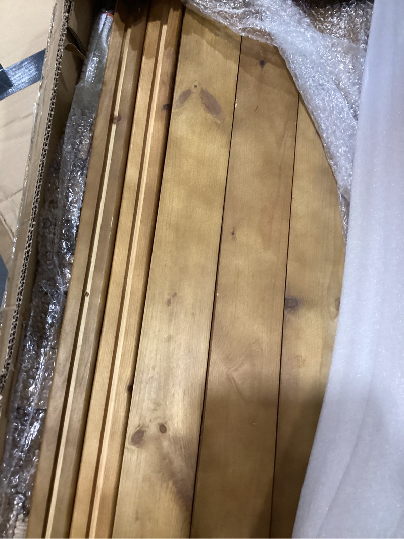 Condition photo showing As Is for air conditioner fence,wooden privacy fence,3 panels 39" lx39 wx39 h,wood compost bin,suitable for outdoor trash cans,ac, pool equipment enclosures. 39"lx39"wx39"h
