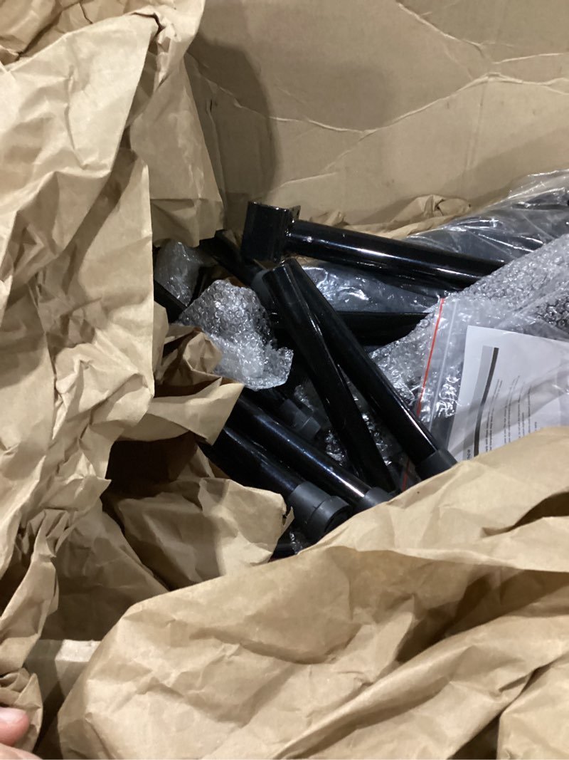 Condition photo showing As Is for RAVS Mini Trampoline for Kids Adults 40"/48" Foldable Fitness Rebounder Kids Trampoline with 5 Levels Height Adjustable Handle Resistance Bands Indoor Workout 48-inch