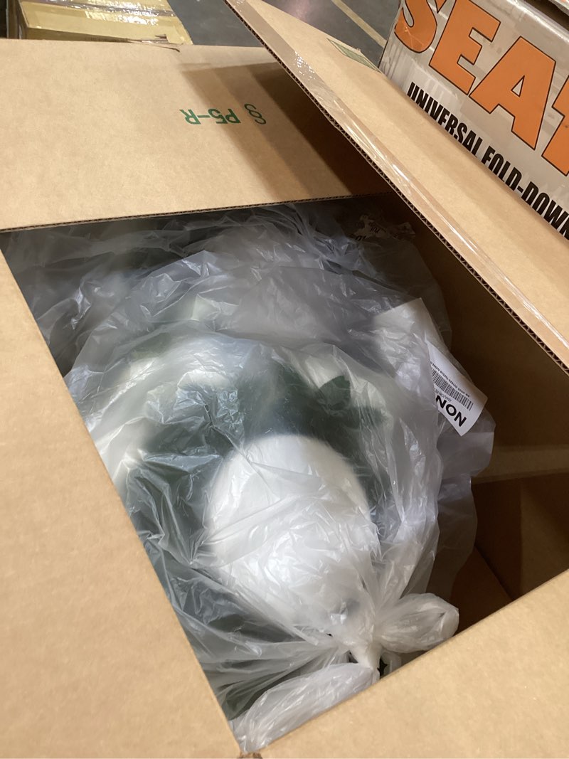 Condition photo showing Good Condition for nuptio large flower centerpieces for tables: 17.7 inch diameter white artificial flower ball arrangement for wedding party centerpiece - 2 pcs fake floral rose for bridal shower decorations 17.7" diam - 2 pcs white