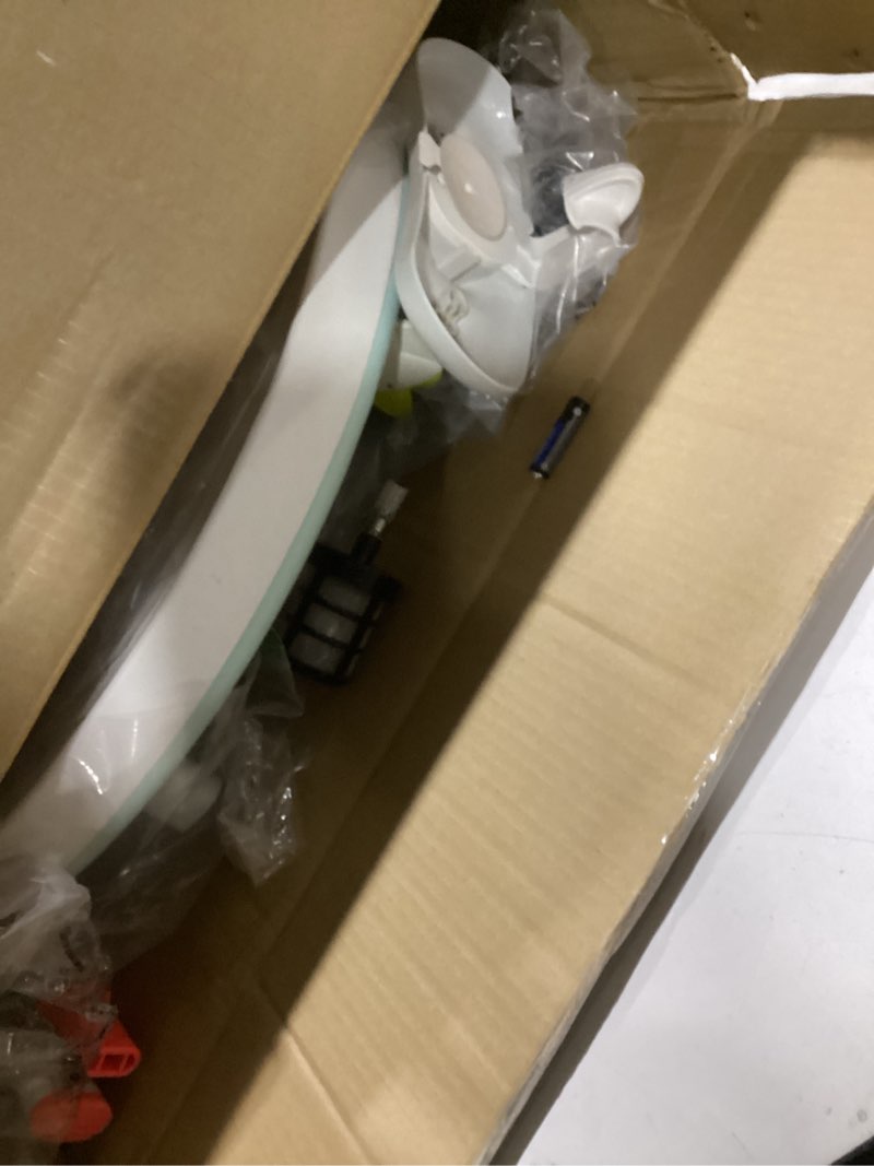 Condition photo showing As Is for Skip Hop Baby Activity Center: Interactive Play Center with 3-Stage Grow-with-Me Functionality, 4mo+, Silver Lining Cloud Silver Lining Cloud Activity Center