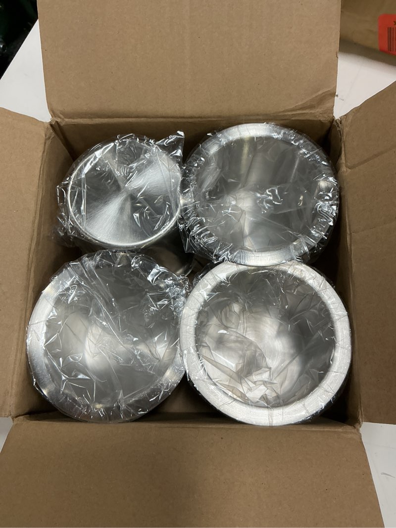 Condition photo showing Good Condition for 4pcs drop-in cup holder,304 stainless steel automotive cup holders,silver poker table drink holder dining table cinema sofa yacht boats cars touring rv car drop-in drink cup holder silver,4pcs